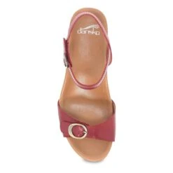 Dansko Arielle Red Glazed Leather -Daily Step Shop 1613221200 VIT