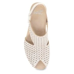 Dansko Teagan White Vintage Leather 10 Dansko Teagan White Vintage Leather -Daily Step Shop 3115011400 VIT