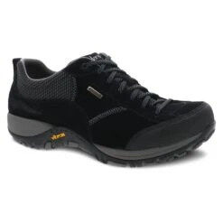 Dansko Paisley Wide Black/Black Suede