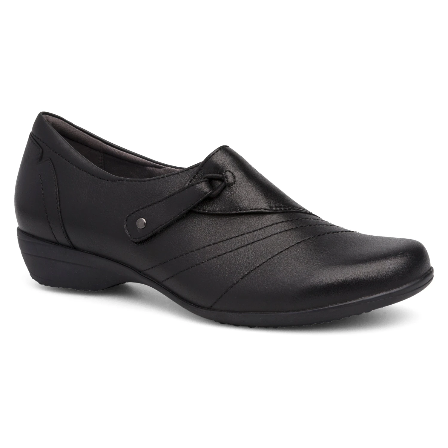 Dansko Franny Wide Black Milled Nappa 1 Dansko Franny Wide Black Milled Nappa