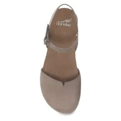 Dansko Rowan Taupe Milled Nubuck -Daily Step Shop 6025165300 VIT