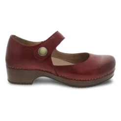 Dansko Beatrice Red Waxy Burnished -Daily Step Shop 9423227800 VIS