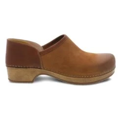 Dansko Brenna Tan Burnished Suede -Daily Step Shop 9431151600 VIS