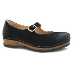 Dansko Mika Black Burnished Suede