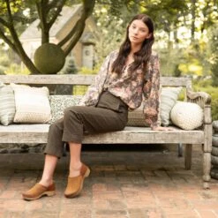 Dansko Brenna Tan Burnished Suede -Daily Step Shop Barnes PDP Brenna tan