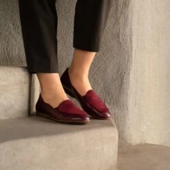 Lace Wine Glazed Leather -Daily Step Shop f23 LaceWine 2400x2400 1